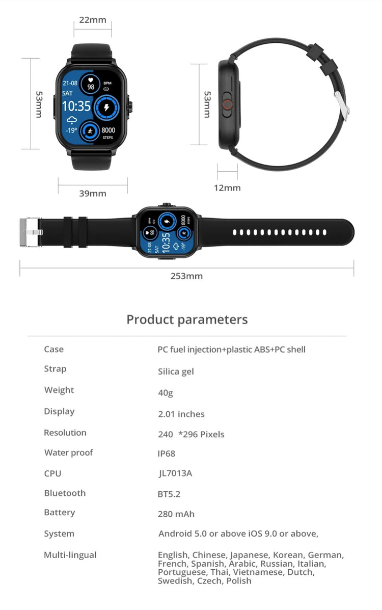 Smart Watches for Sale | Colmi C63 Pink Smart Watch - Smart Watch South Africa