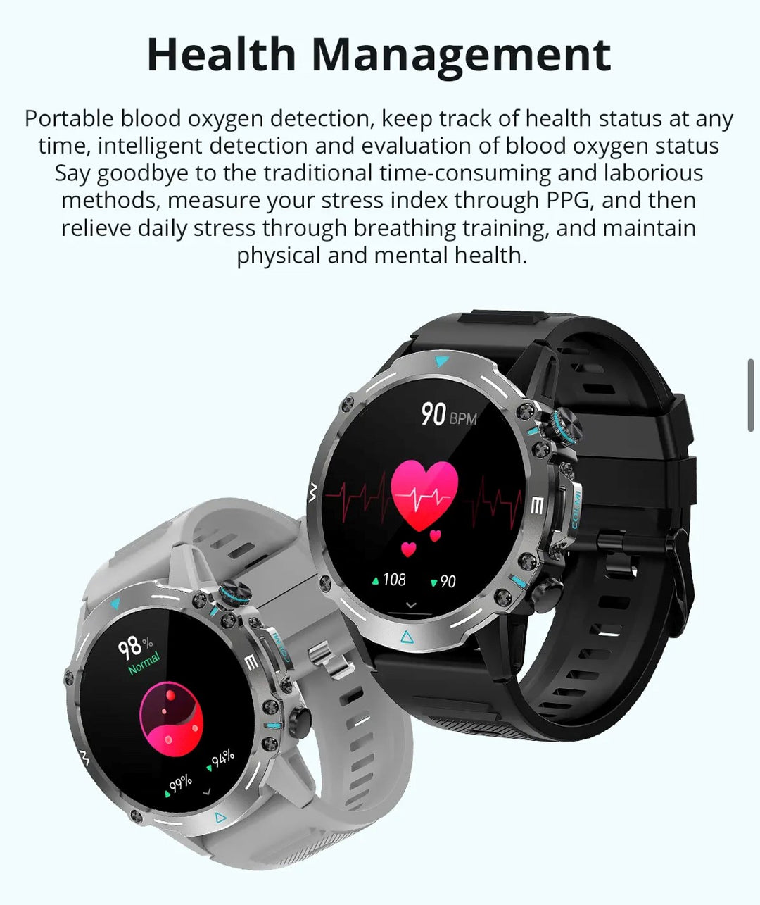 Colmi M42 Black Smartwatch for Everyday Wear by Smart Watch South Africa