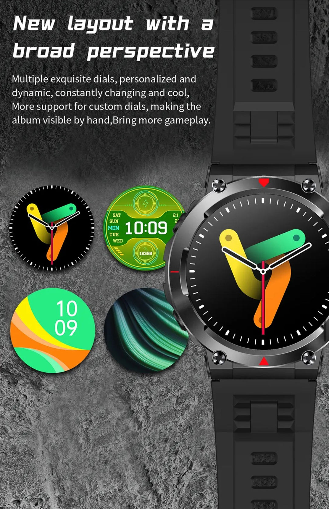 Colmi V70 Black Smart Watch- Smart Watch South Africa