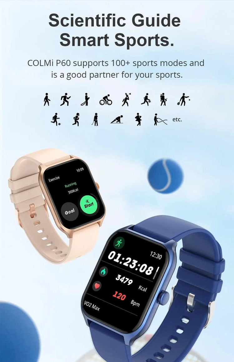 Colmi P60 Silver Smart Watch South Africa 