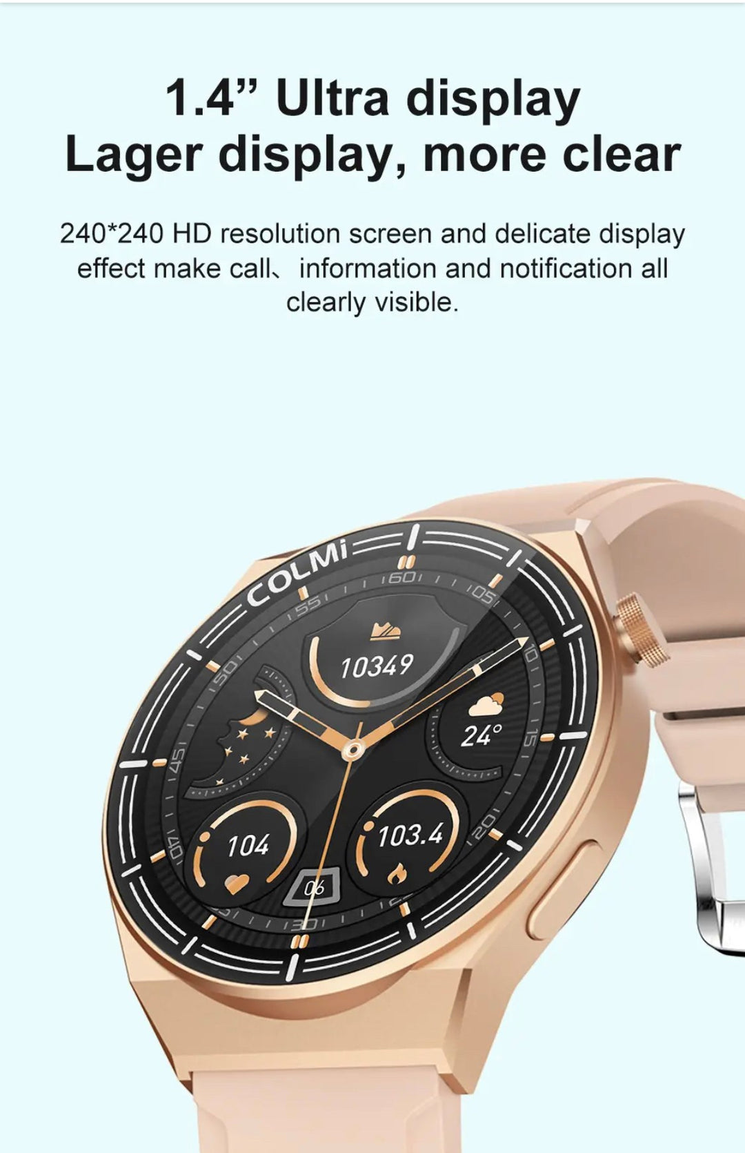 Best Watch Brands | Colmi Ci11 Black - Smart Watch South Africa