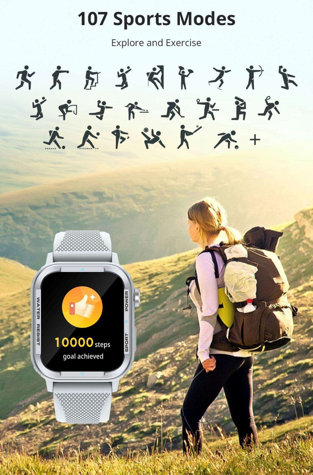 Colmi M41 Silver Smart Watch South Africa