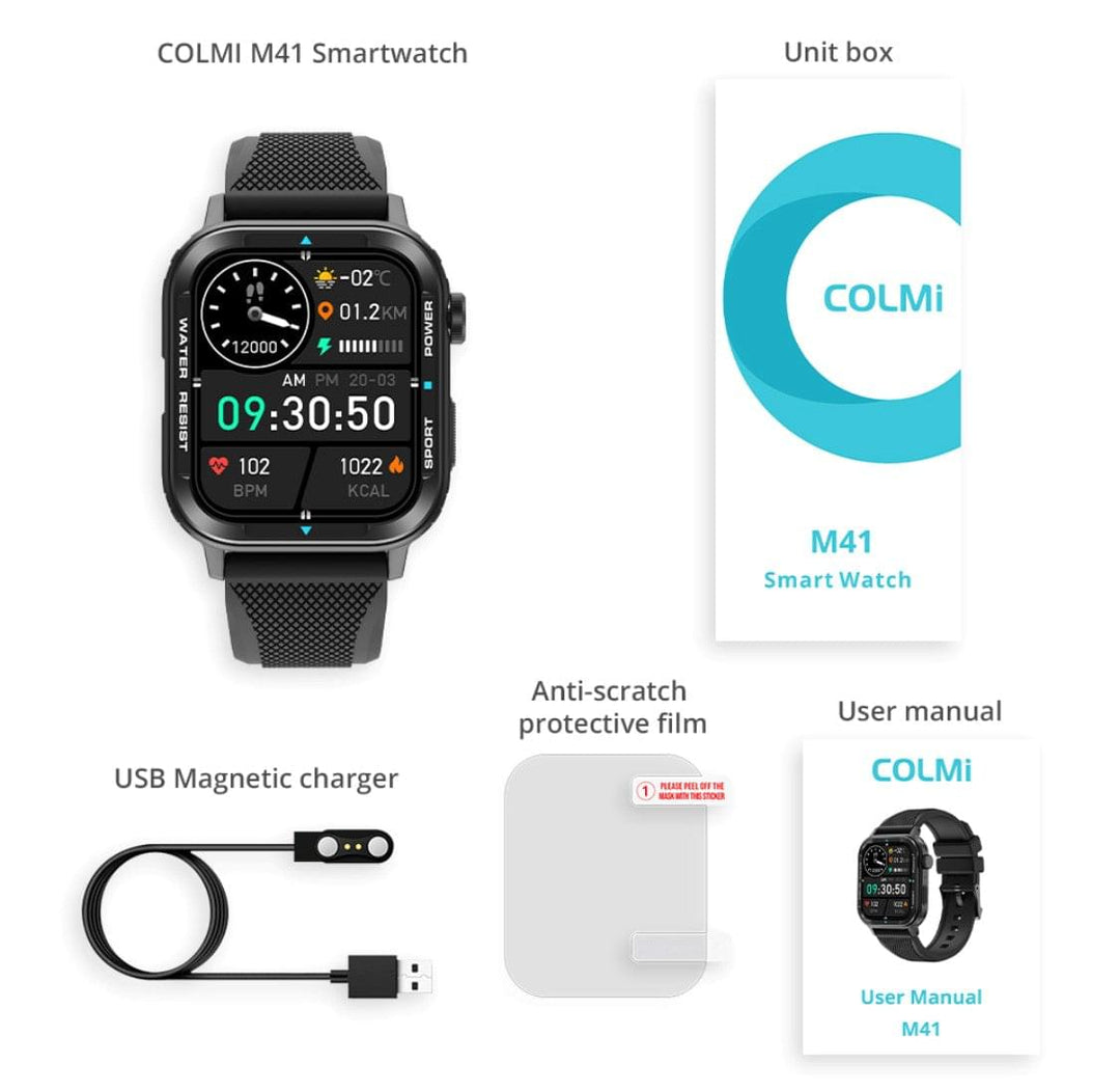 Colmi M41 Silver Smart Watch South Africa