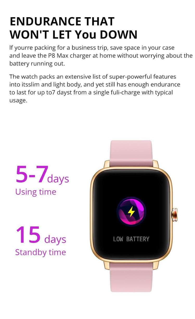 COLMI P8 MAX With BT Call Gold Pink Smart Watch South Africa