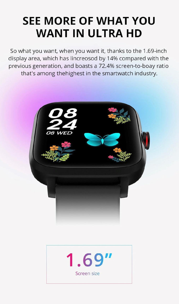 COLMI P8 MAX With BT Call Black Smart Watch South Africa