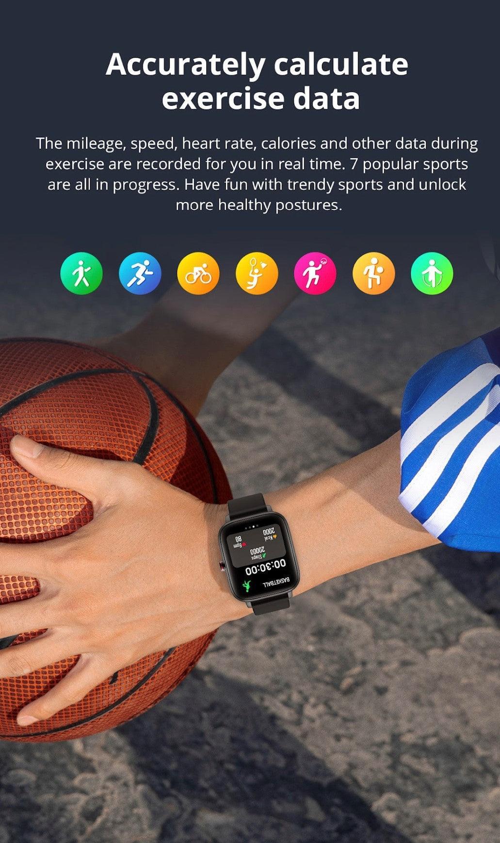 COLMI P8 MAX With BT Call Gold Pink Smart Watch South Africa
