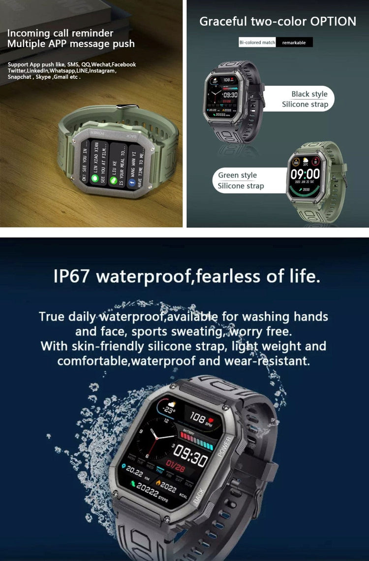 Smart Watch South Africa  Smart Watch Black SENBONO C20S Black