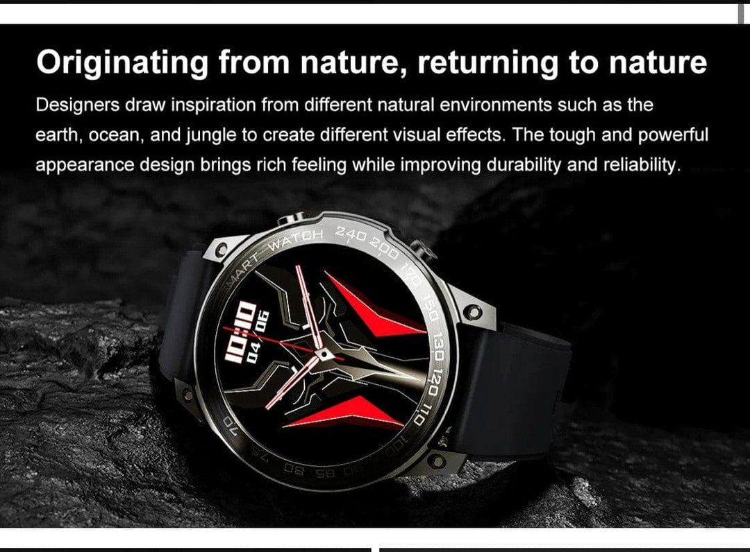 Smart Watch South Africa Smart Watch Black Senbono DM 50 Amoled Black