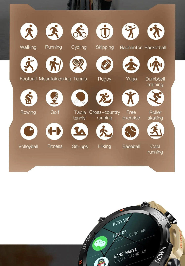 Smart Watch South Africa Smart Watch Black SENBONO K56 Black
