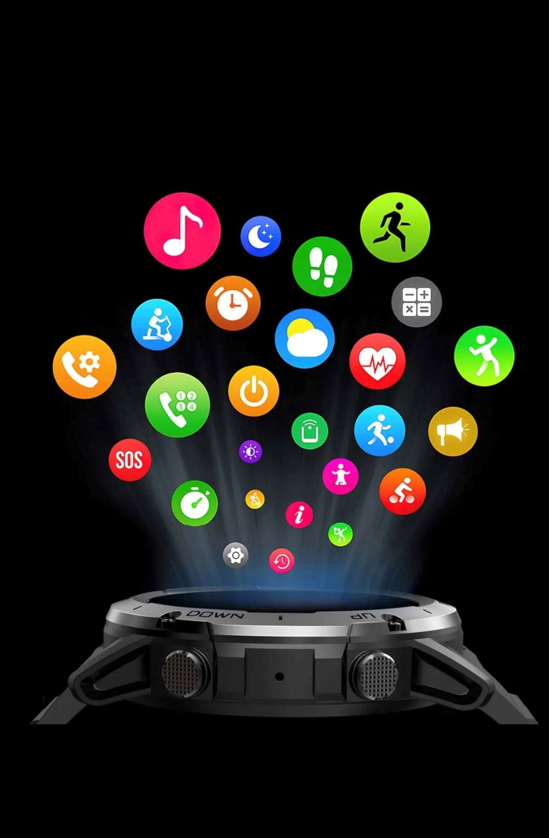 Smart Watch South Africa Smart Watch Black SENBONO K56 Black