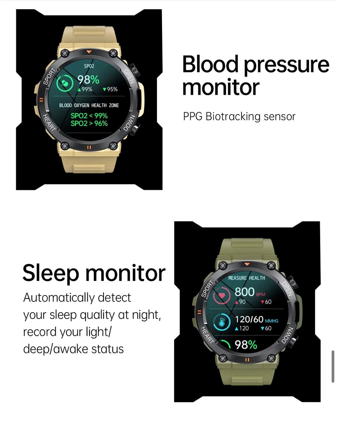 Smart Watch South Africa Smart Watch Black SENBONO K56 Black