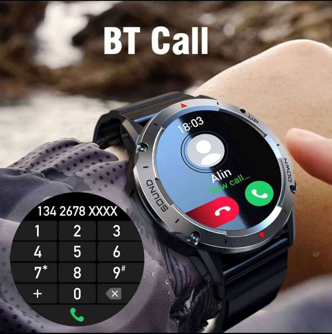 Smart Watch South Africa Smart Watch Black SENBONO NX9 Black