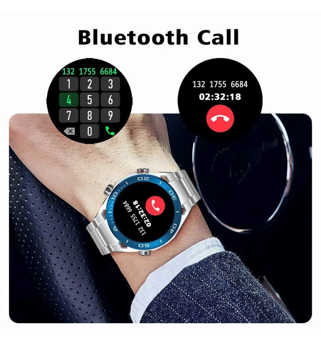 Smart Watch South Africa Smart Watch Black SENBONO SK4 Black