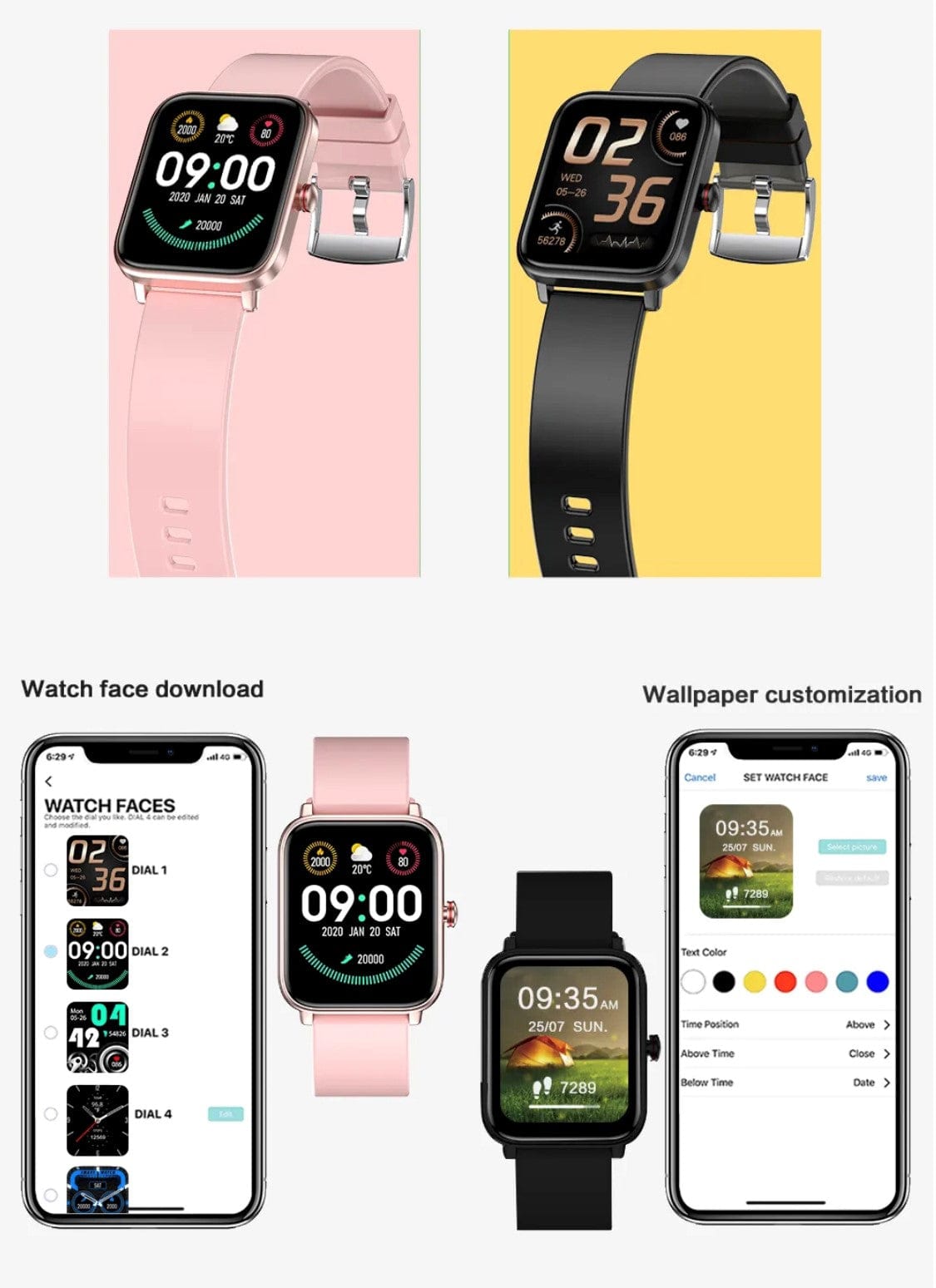 Smart Watch South Africa Smart Watch Black Smartoby Dafit Reloj Black