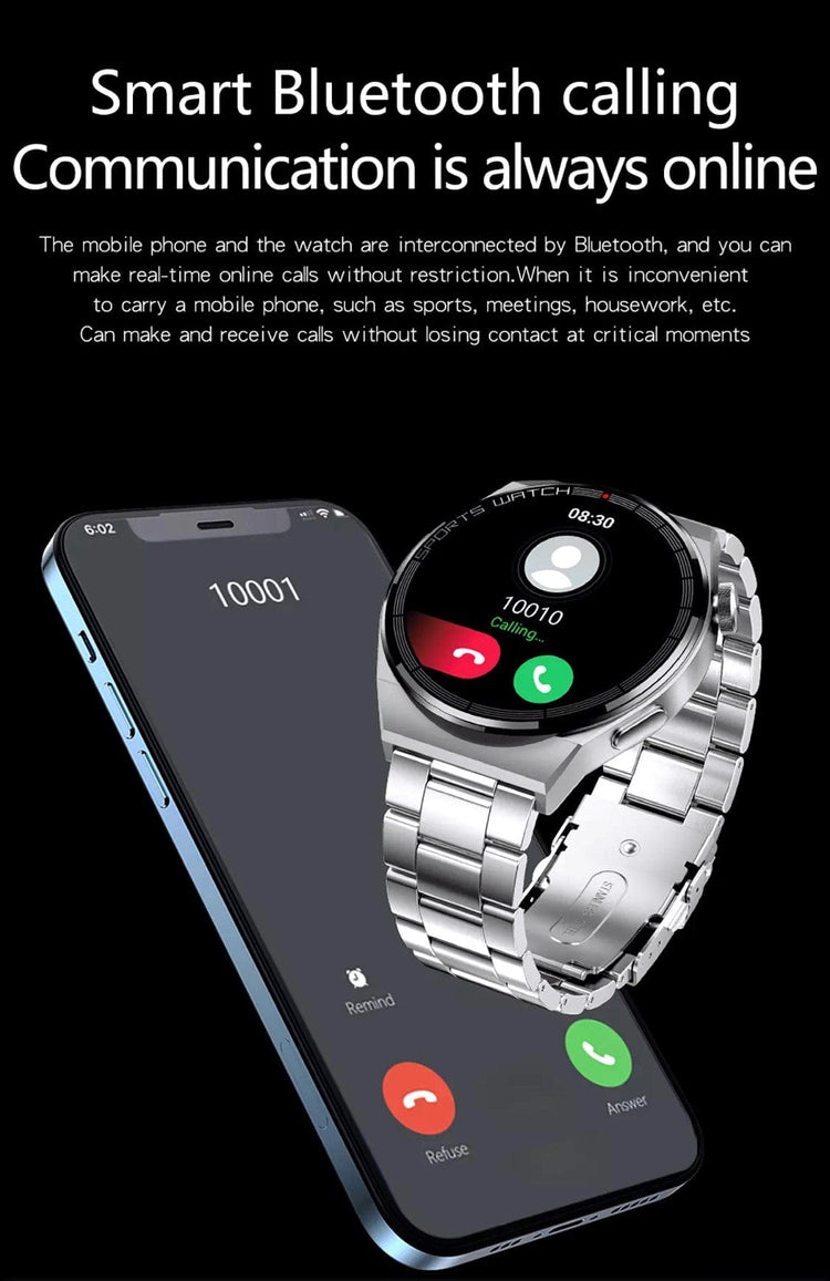 Smartoby Black Smart Watch with extra leather Straps - Smart Watch SA