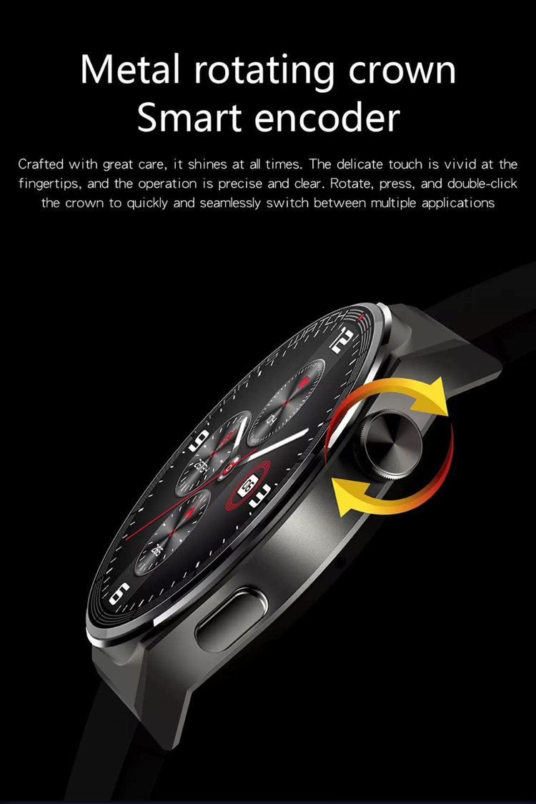 Smartoby Black Smart Watch with extra leather Straps - Smart Watch SA