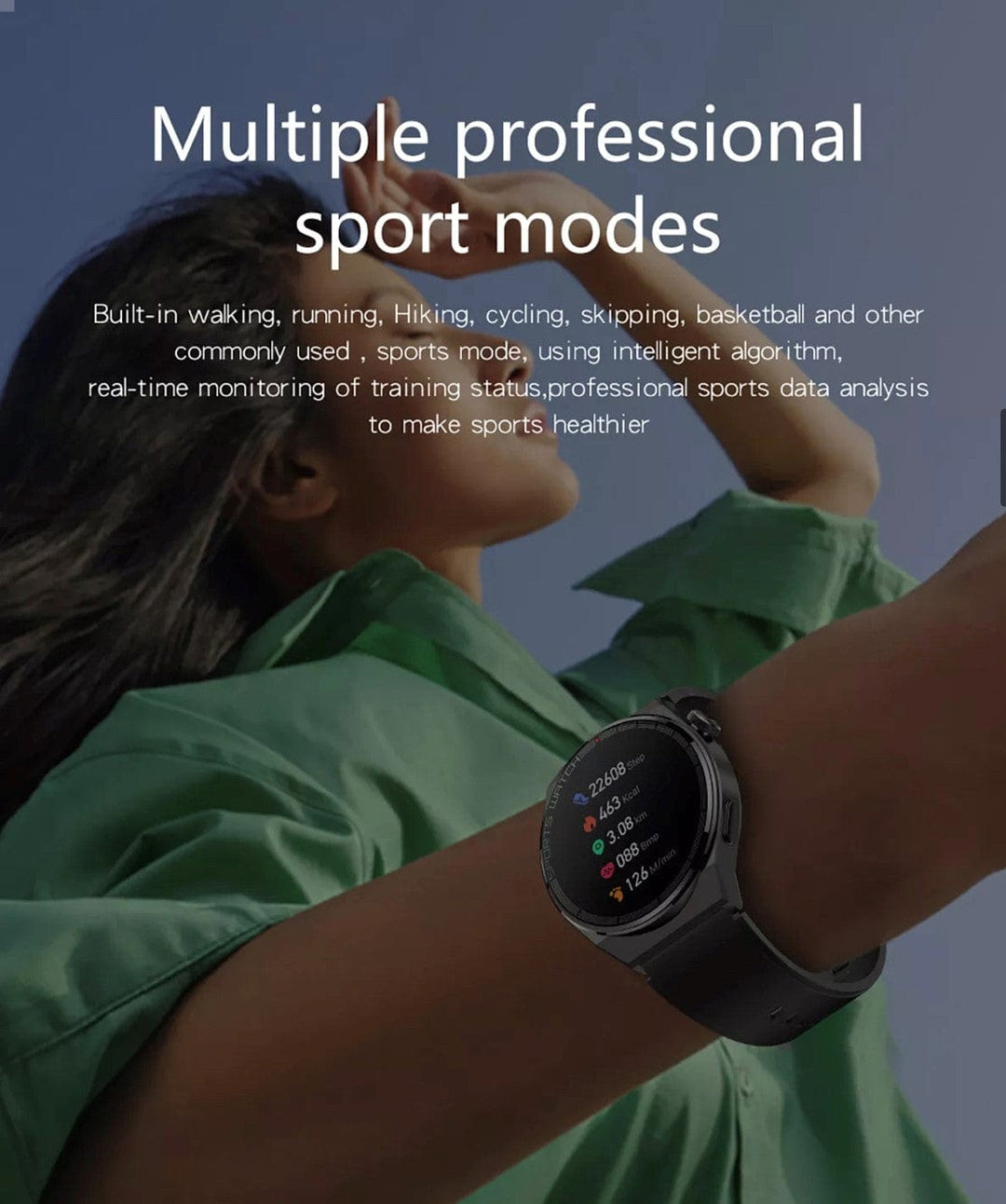 Smartoby Black Smart Watch with extra leather Straps - Smart Watch SA