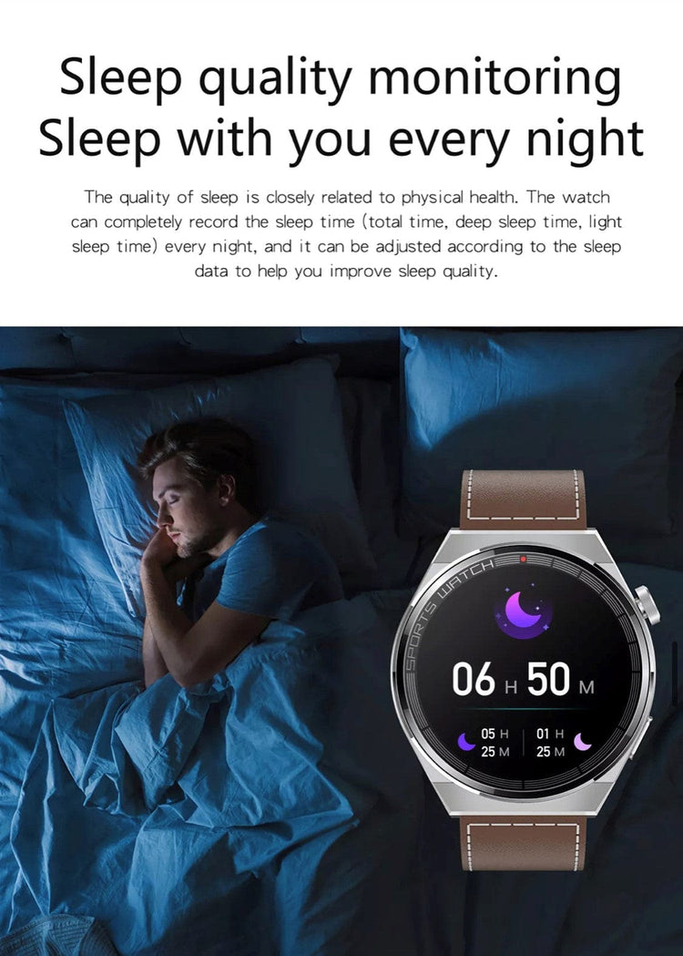 Smartoby Black Smart Watch with extra leather Straps - Smart Watch SA