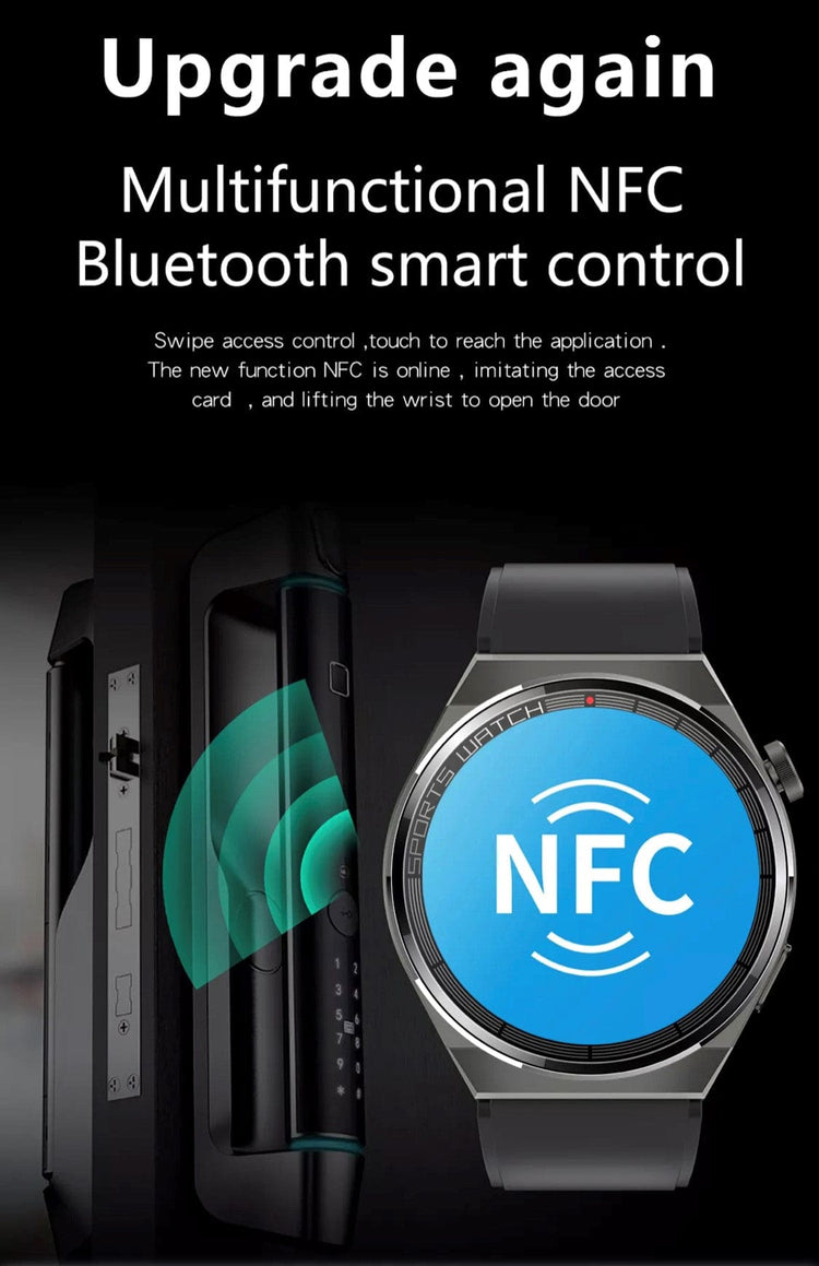 Smartoby Black Smart Watch with extra leather Straps - Smart Watch SA