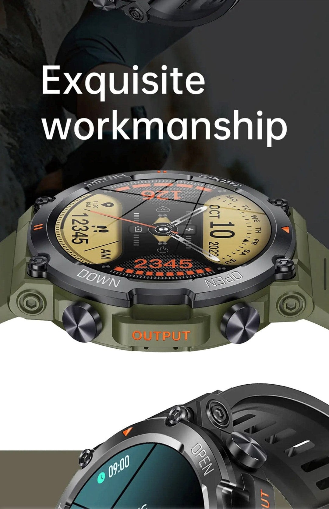 Smart Watch South Africa Smart Watch Green SENBONO K56 Green