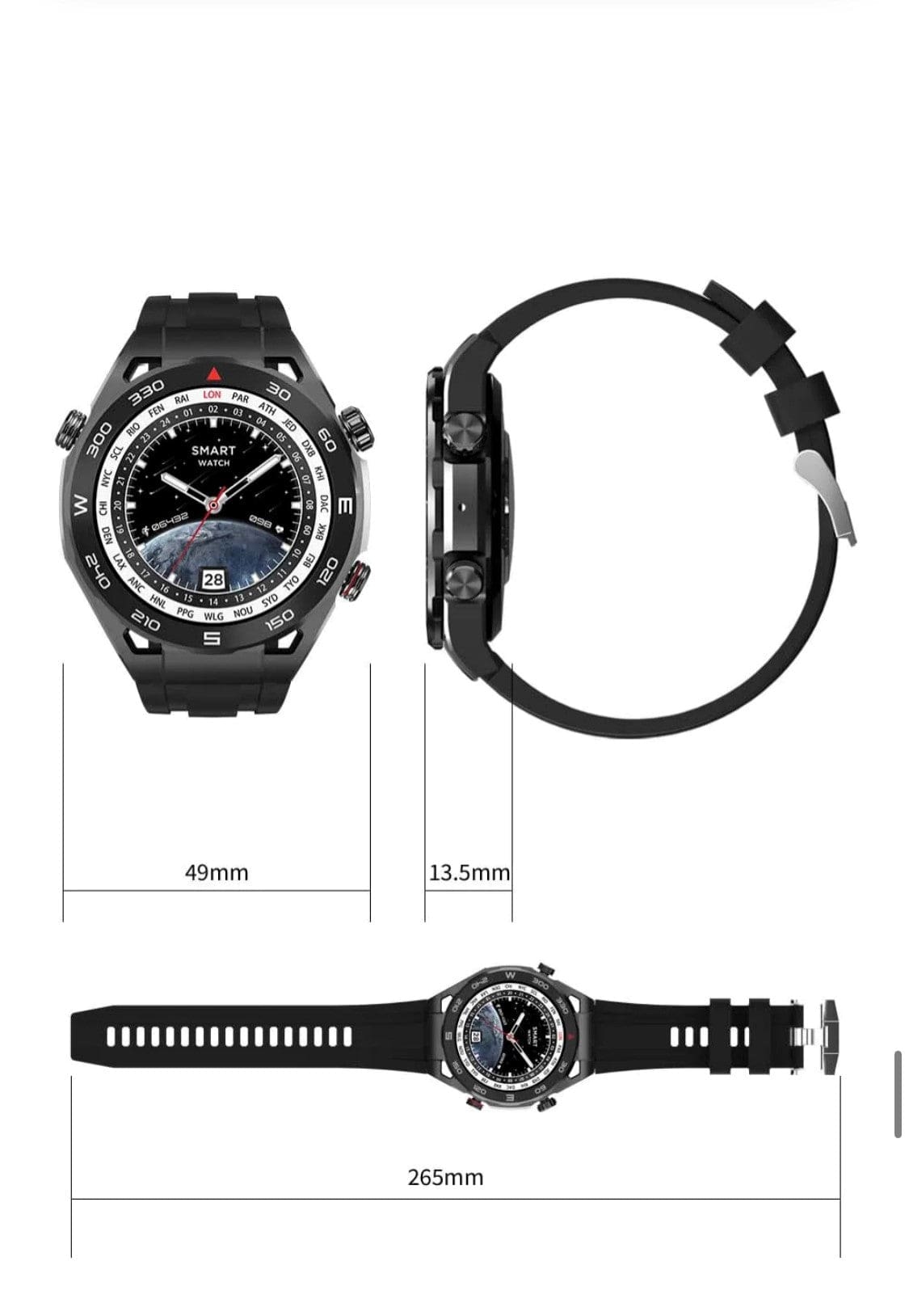 Smart Watch South Africa Smart Watch Silver SENBONO SK4 Silver