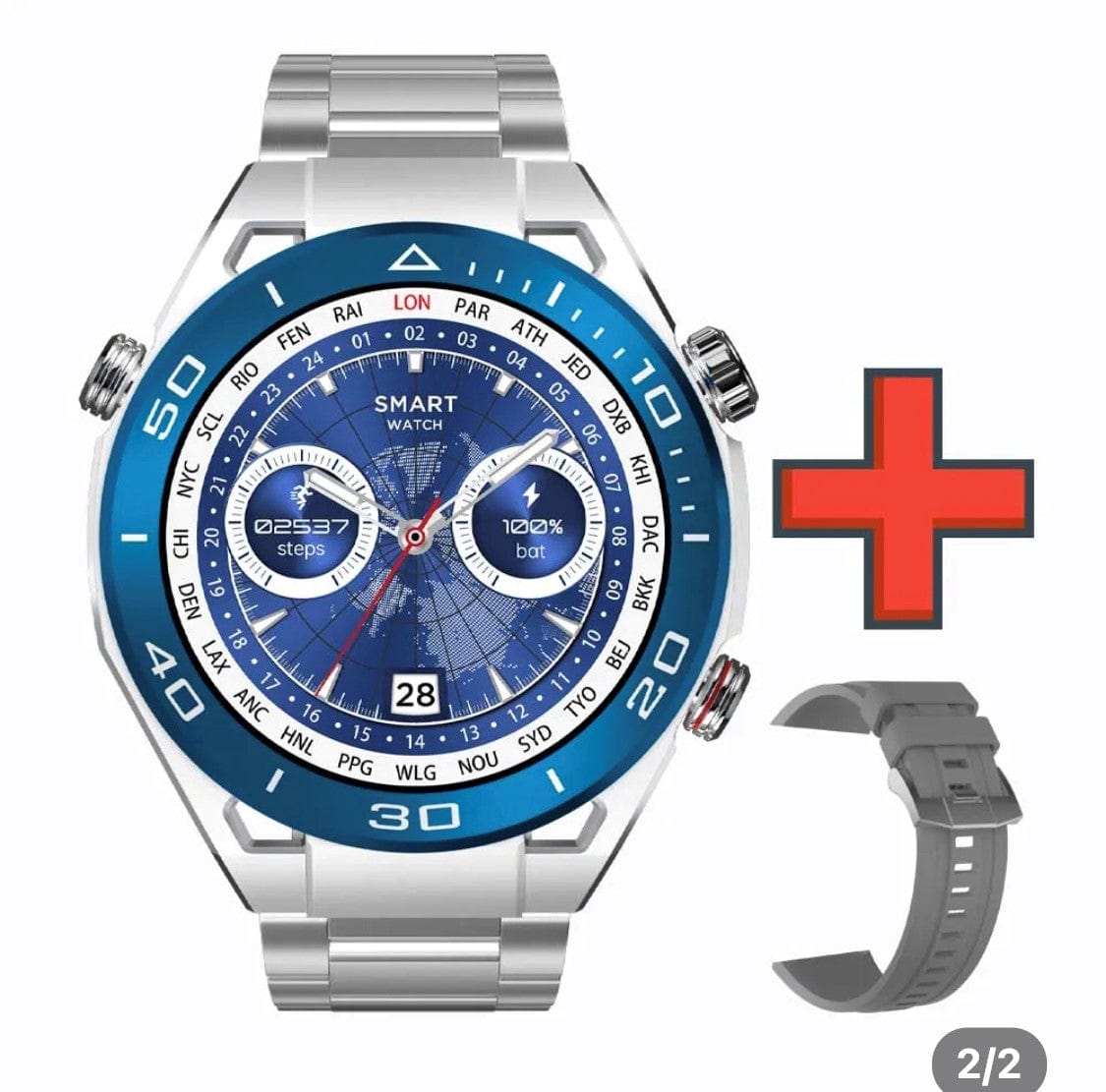 Smart Watch South Africa Smart Watch Silver SENBONO SK4 Silver