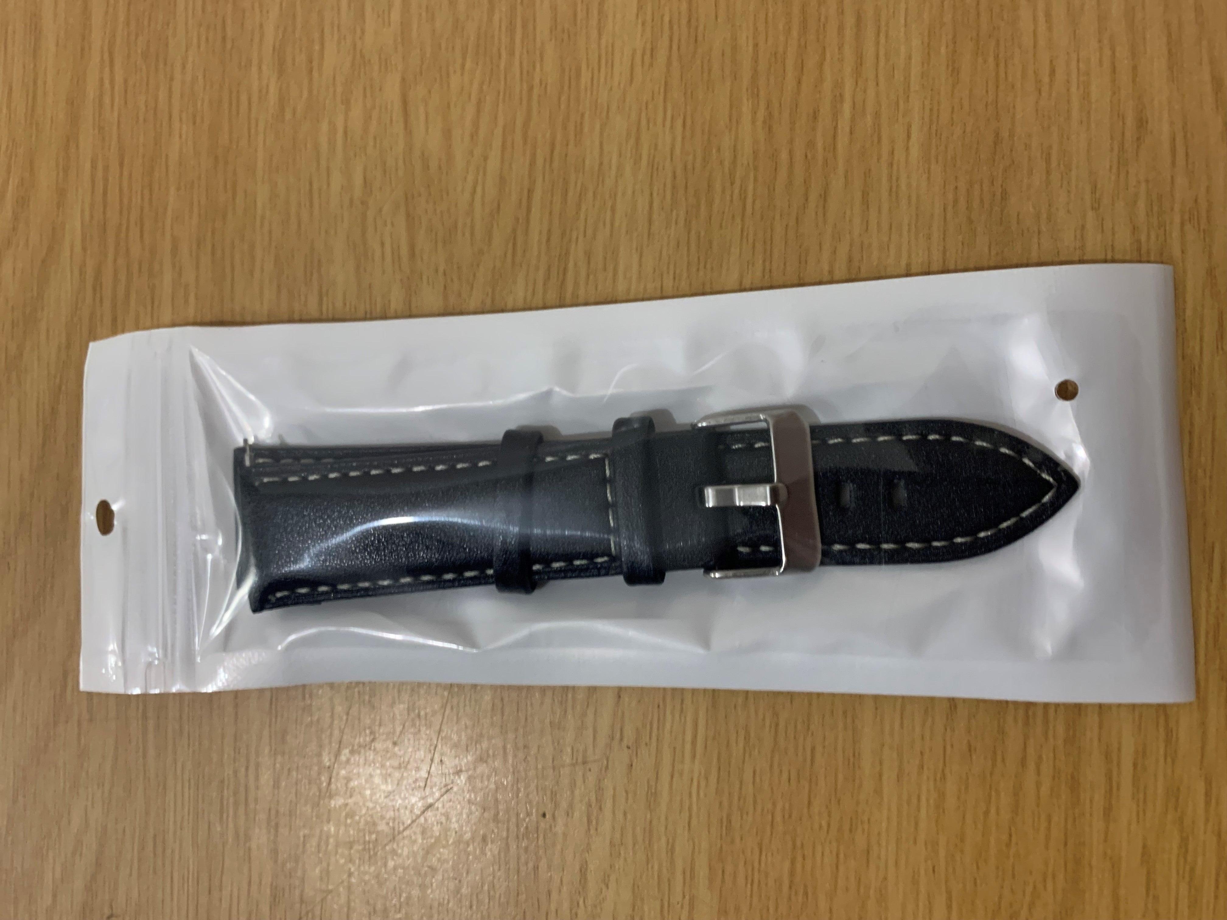 Stylish Black leather strap from Smart Watch South Africa