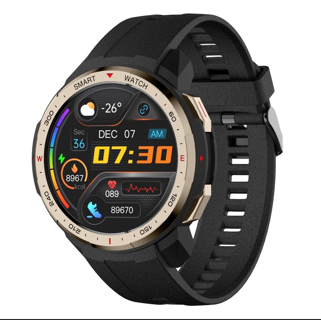 Smart Watch South Africa Watches Black and Gold SENBONO MT 12 Black and Gold