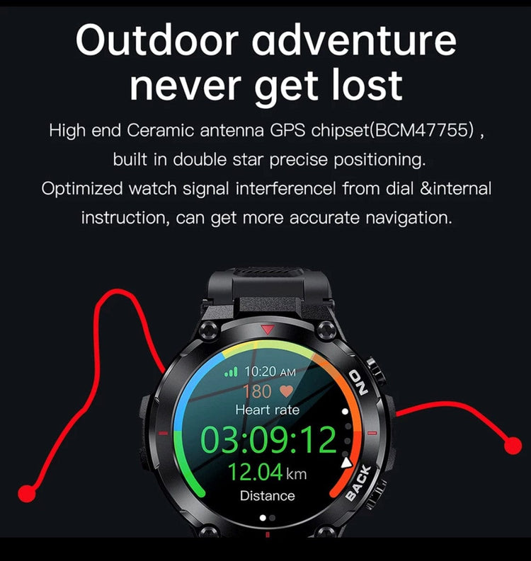 Smart Watch South Africa  Watches Black SENBONO K37 Black