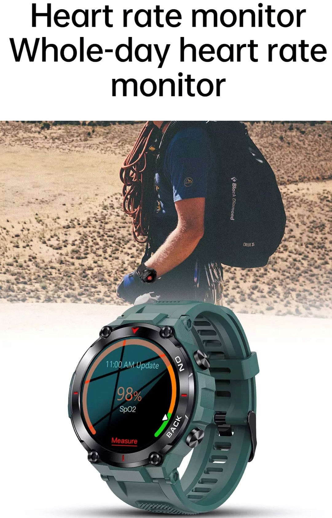 Smart Watch South Africa  Watches Black SENBONO K37 Black