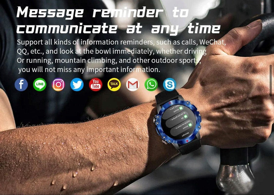 Smart Watch South Africa Watches Black Senbono KR 10 Black
