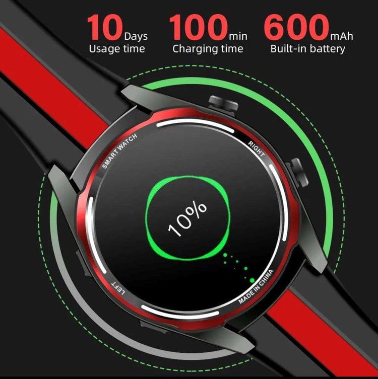 Smart Watch South Africa Watches Black SENBONO Max 16 Red