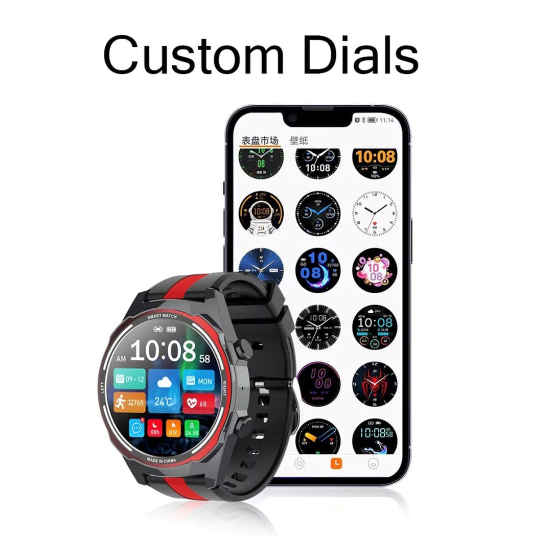 Smart Watch South Africa Watches Black SENBONO Max 16 Red