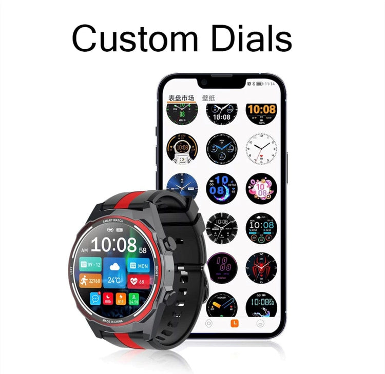 Smart Watch South Africa Watches Black SENBONO Max 16 Red