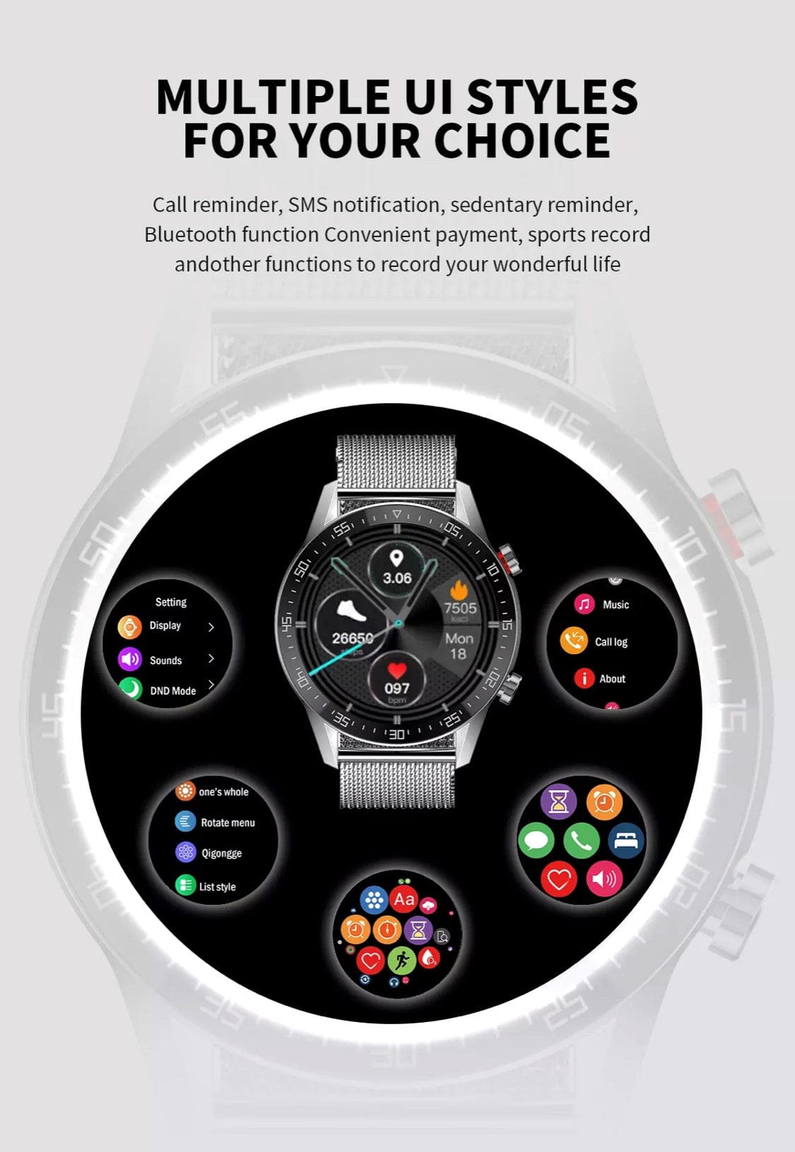 Smart Watch South Africa  Watches Black SK7 Plus Smart Watch Black