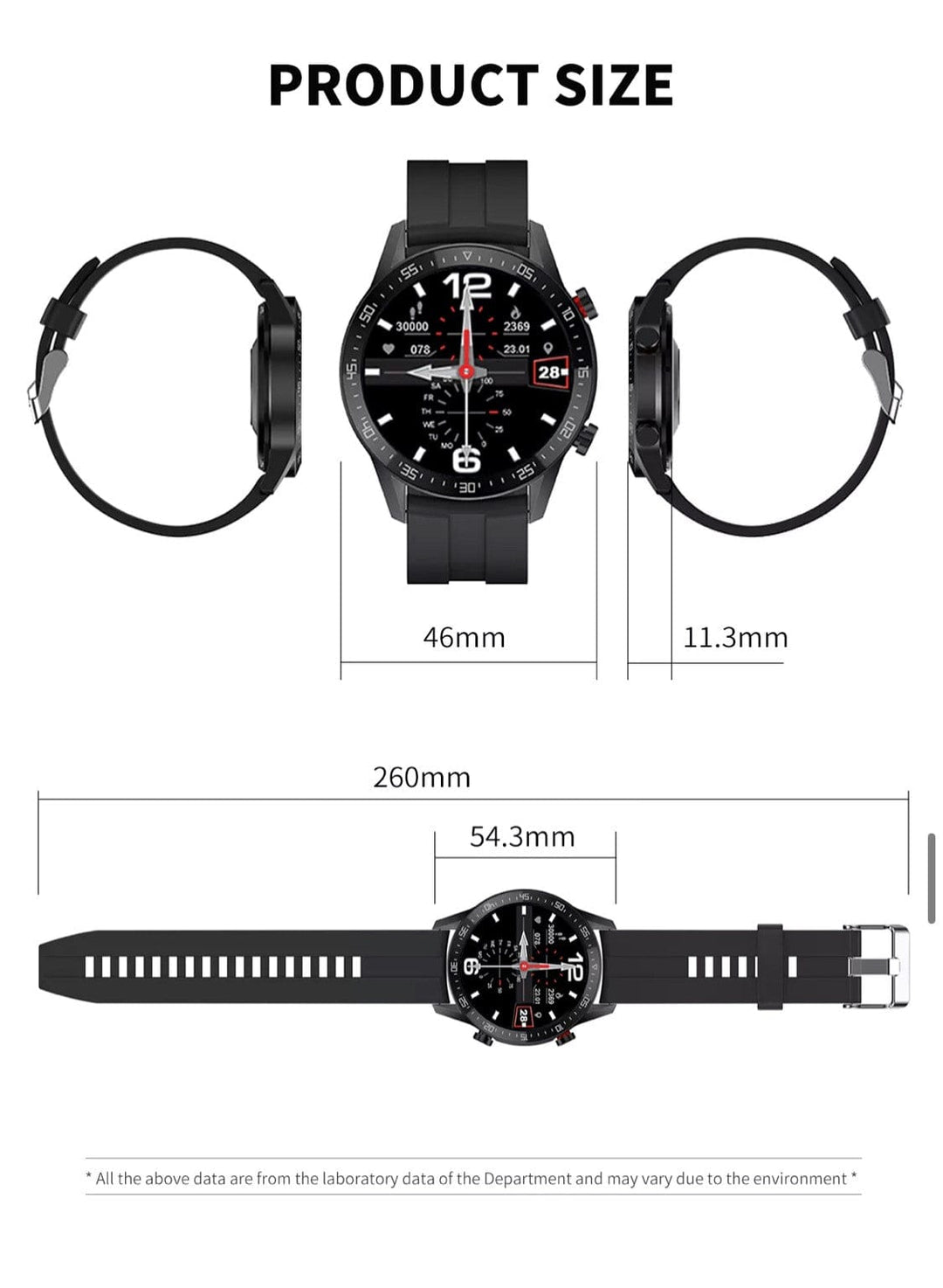 Smart Watch South Africa  Watches Black SK7 Plus Smart Watch Black
