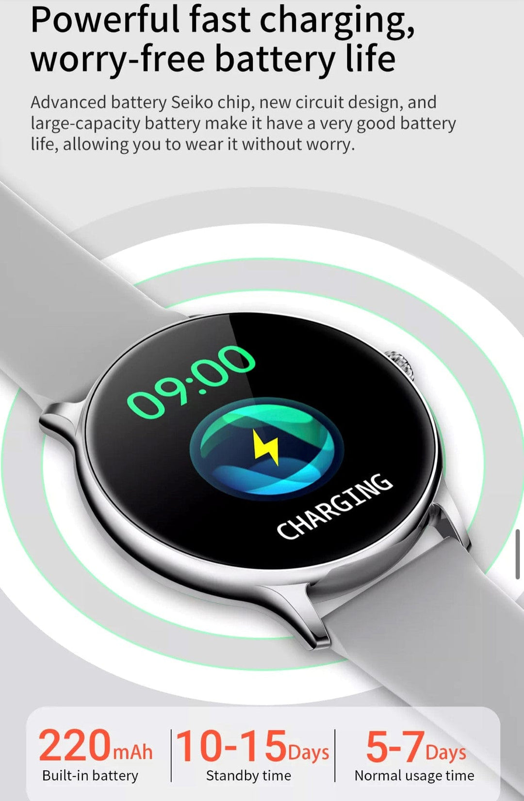 Black Smartoby Dafit i10 BT Call Smart Watch Black - Smart Watch South Africa