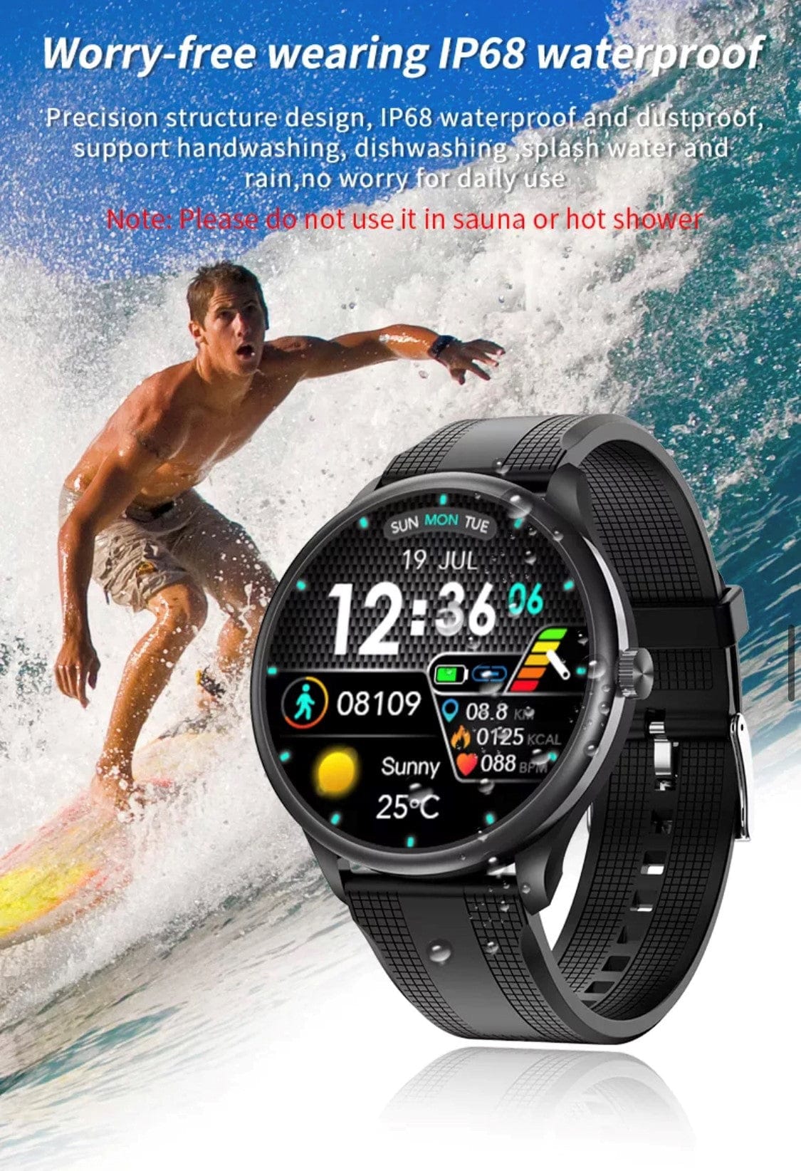 Smart Watch South Africa  Watches Black Smartoby M HBand Black