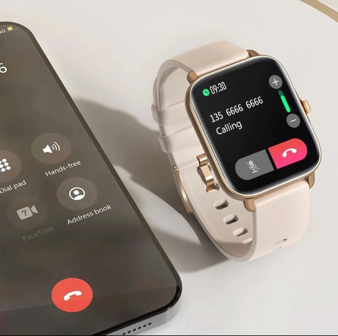 Smartoby P28 Plus Black with BT Calling - Smart Watch SA