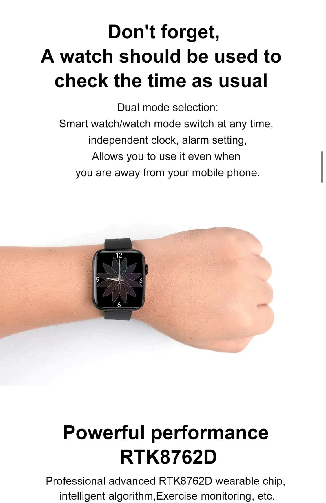 Smart Watch South Africa  Watches Black Smartoby WearPro Series 7 BLack Extra Straps Availible