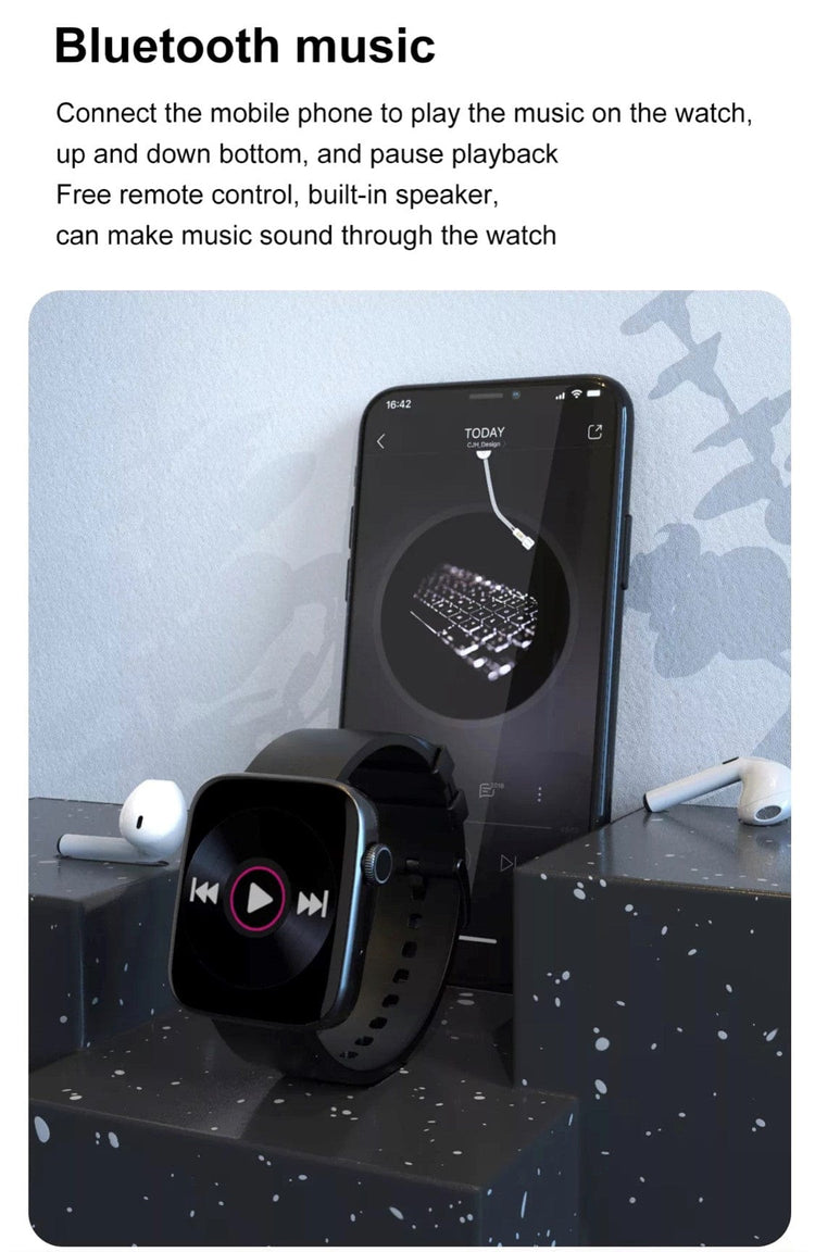 Smart Watch South Africa  Watches Black Smartoby WearPro Series 7 BLack Extra Straps Availible