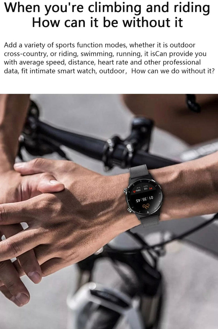 SMARTOBY Pro D1 Men Smartwatch Black Silicone & Silver Steel straps - Smart Watch SA