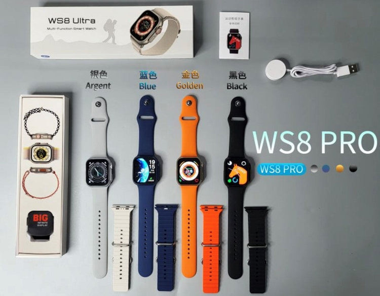 Smart Watch South Africa  Watches Black WS 8  Pro Ultra Black + free Bubble Strap