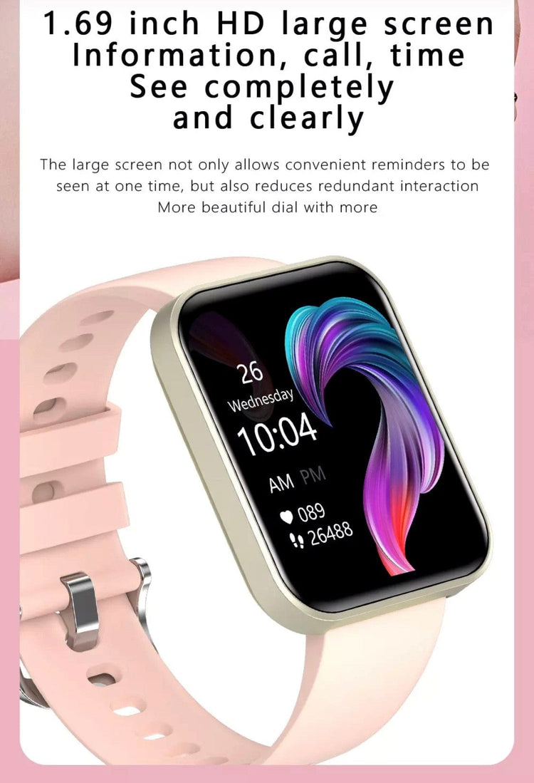 Smart Watch South Africa Watches Blue SMARTOBY 1,69 Inch HD Blue Exra Straps Availible