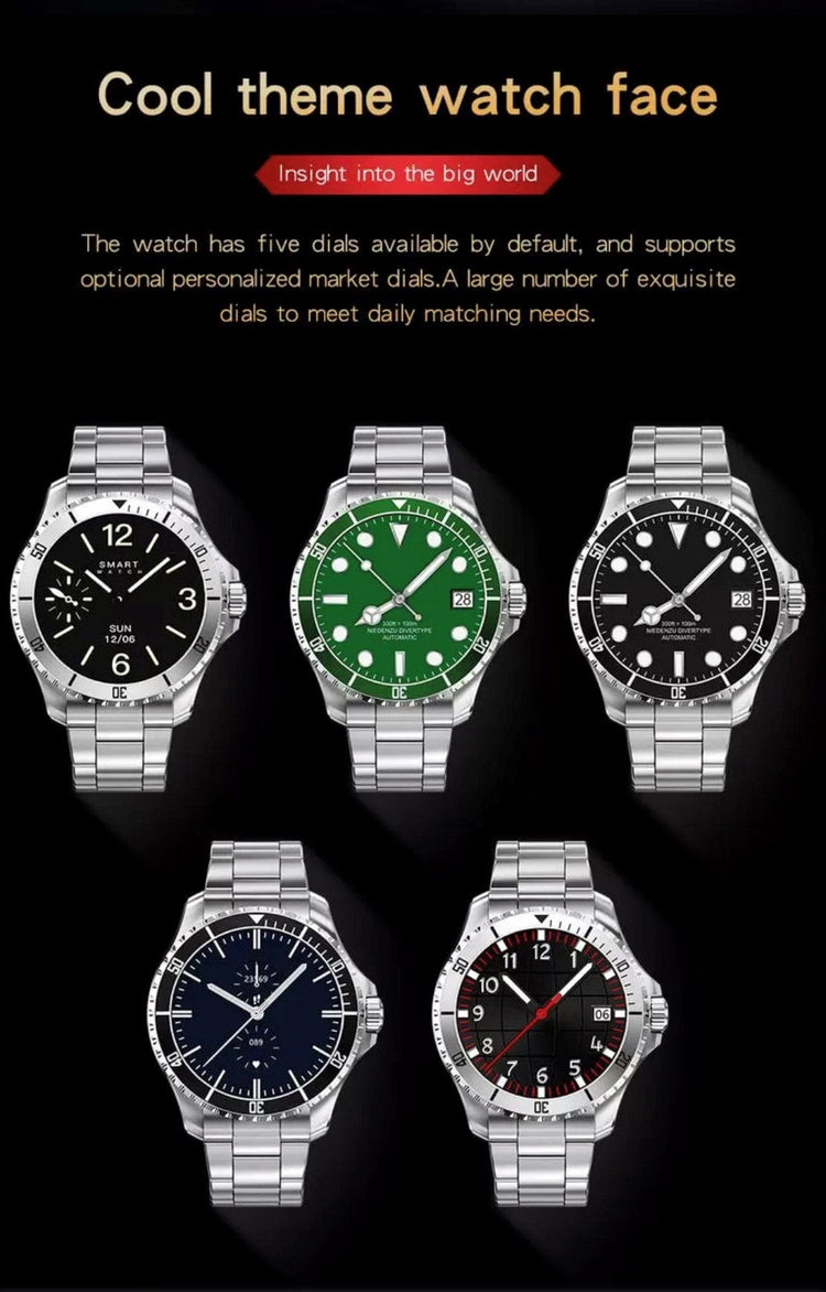 Smart Watch South Africa Watches Green SHOC II Business Smart Watch Green  Extra Stainless steel silver straps availible.