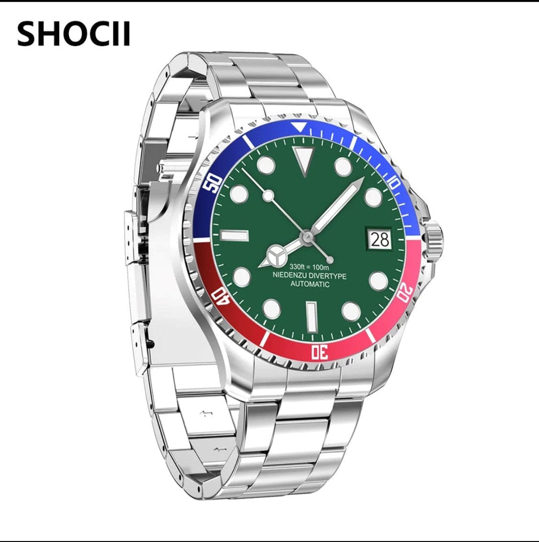 Smart Watch South Africa Watches Green SHOC II Business Smart Watch Green  Extra Stainless steel silver straps availible.