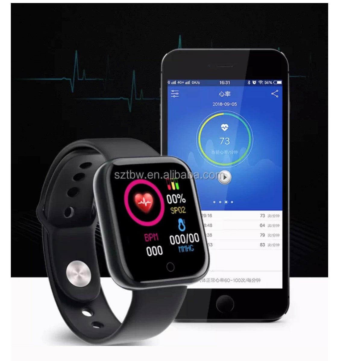 Smart Watch South Africa Watches Green Y68  Smart Watch Green