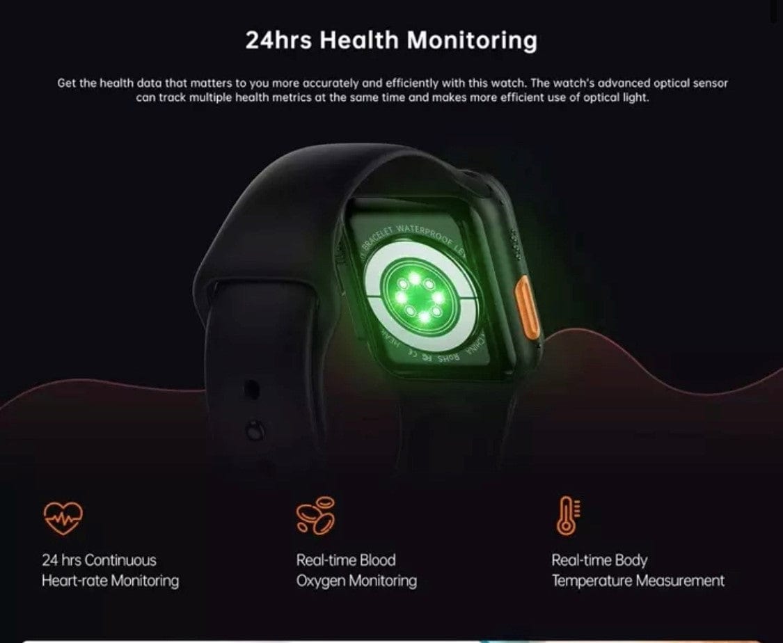 Smart Watch South Africa Watches Orange WS 8  Pro Ultra Orange + free Bubble Strap