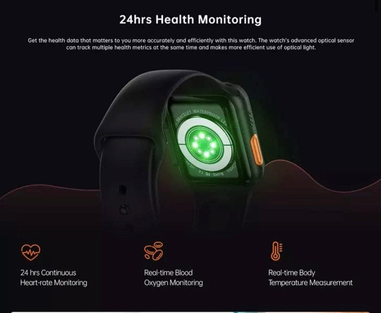 Smart Watch South Africa Watches Orange WS 8  Pro Ultra Orange + free Bubble Strap