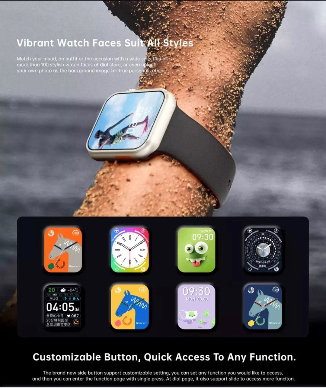 Smart Watch South Africa Watches Orange WS 8  Pro Ultra Orange + free Bubble Strap